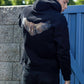 Konus Men's Bellow Pocket Hoodie in Black