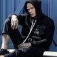 Konus Men's Bellow Pocket Hoodie in Black