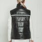 Men's Zip-Up Puffer Vest In Black