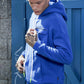 Men's Bellow Pocket Hoodie in Blue