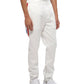 Konus Men's Track Pants With Knit Tape detail in White
