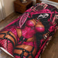 Pink Horror Scream Queen Playing Cards Velveteen Plush Blanket