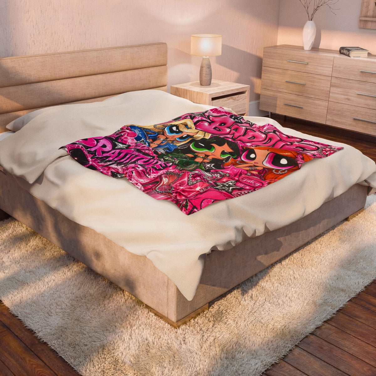 Bratz Baddie Brattitude Velveteen Plush Blanket