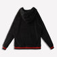Blank State Men's Velour Pullover Hoodie in Black