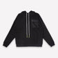 Konus Men's Bellow Pocket Hoodie in Black