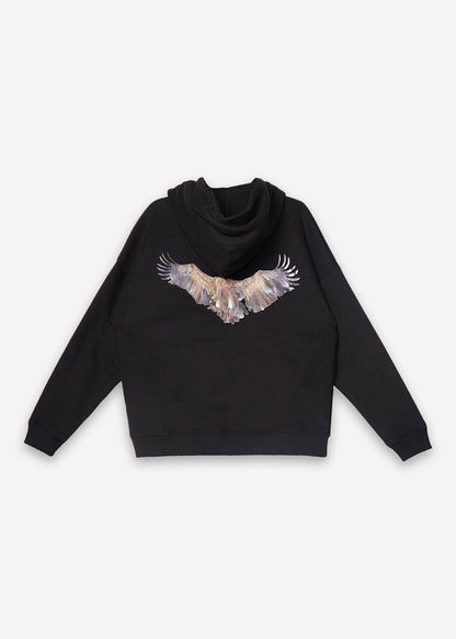 Konus Men's Bellow Pocket Hoodie in Black