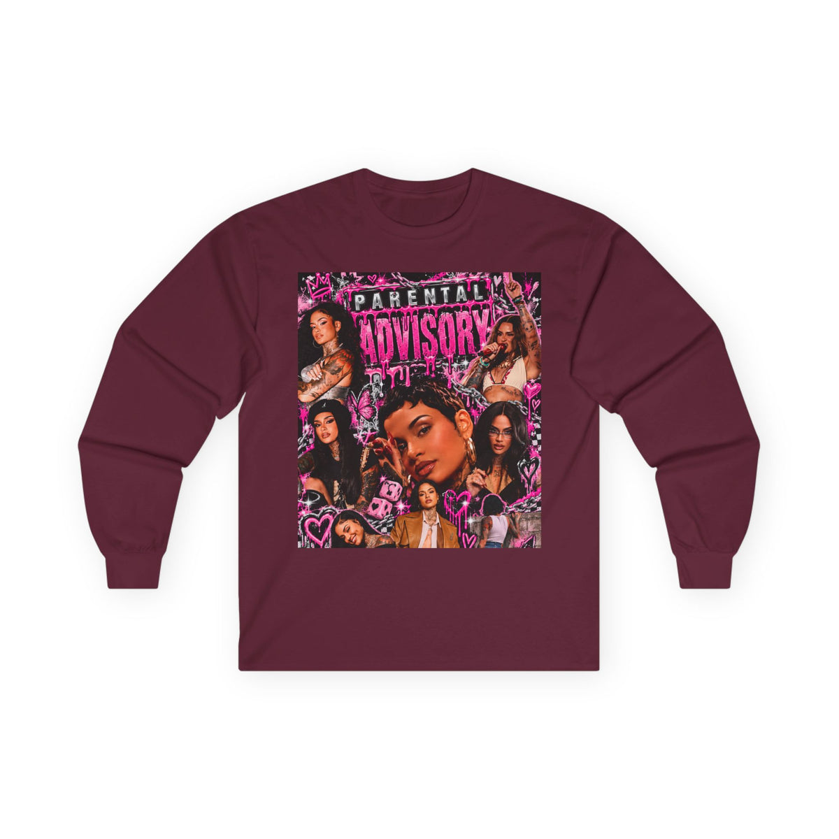 “Parental Advisory” Kehlani Long Sleeve Tee