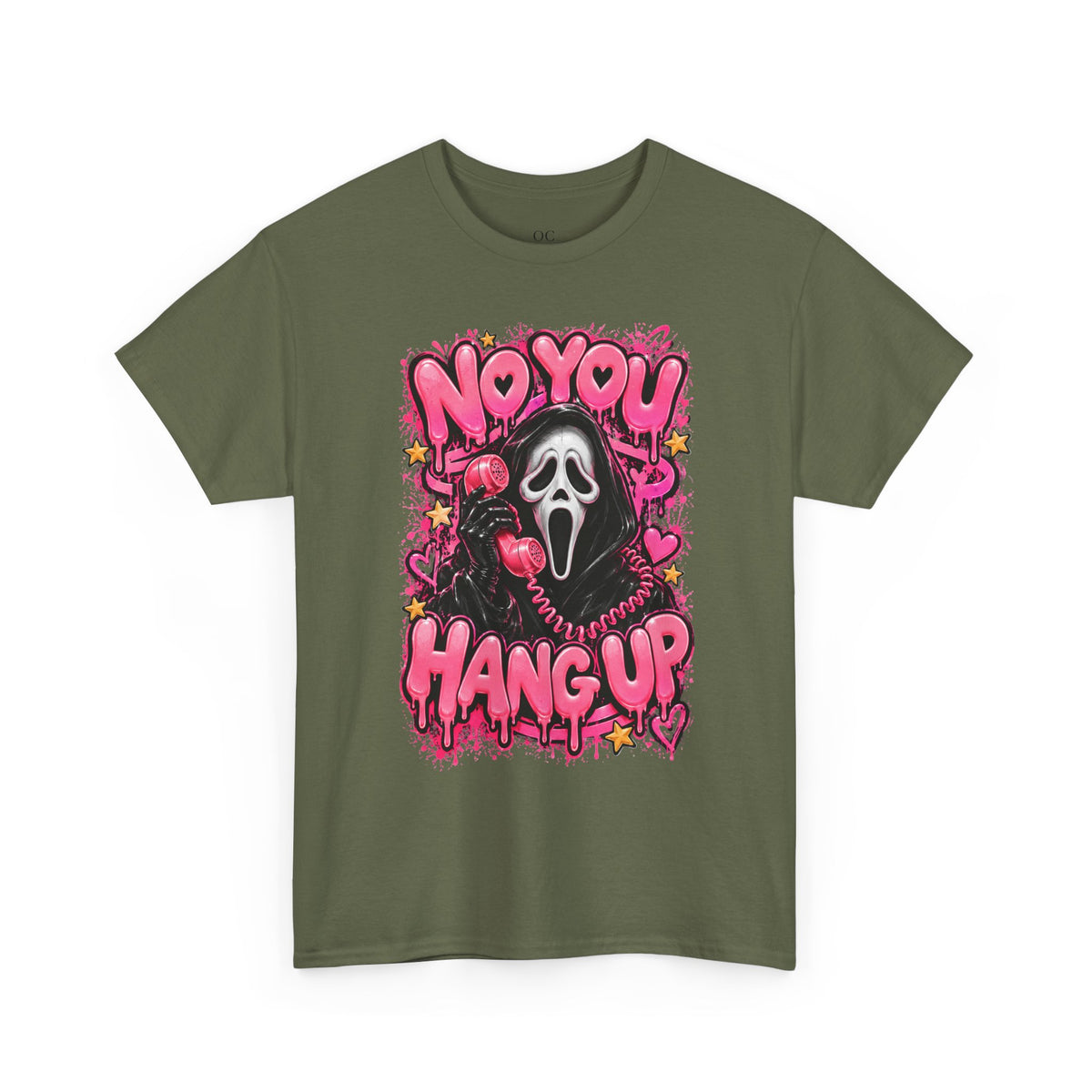 “No You Hang Up” Ghost Face Graphic Tee