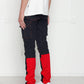 Blank State Men's Cargo Denim in Black/Red