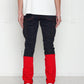 Blank State Men's Cargo Denim in Black/Red