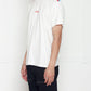 Shoulder Tape Nightcall Tee in White