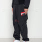 Konus Men's Reflective Tape Utility Cargo Pants in Black