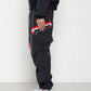 Konus Men's Reflective Tape Utility Cargo Pants in Black