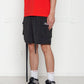Konus Men's Cargo Shorts in Black