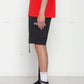Konus Men's Cargo Shorts in Black