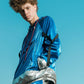 Blank State Men's Radiation Anorak in Metallic Blue