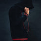 Blank State Men's Velour Pullover Hoodie in Black