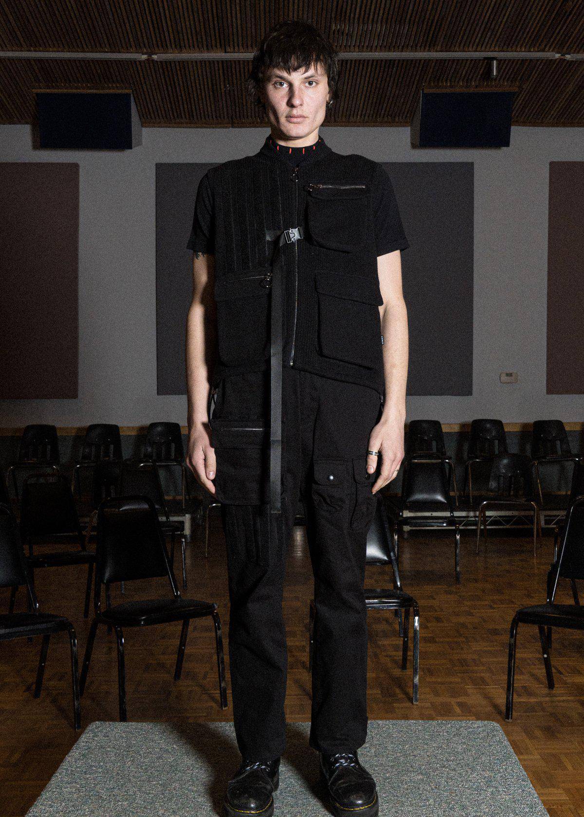 “Dark Side” Sweater Utility Vest
