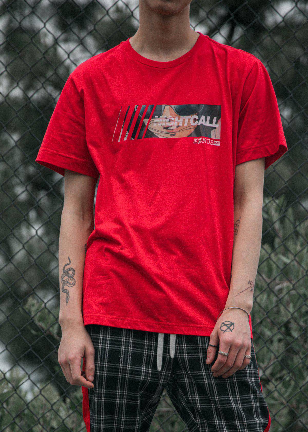 Anime Graphic Tee (Red)