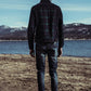Konus Men's Corduroy Tracker Jacket in Navy