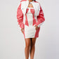 Sporty Chic Colorblock Jacket and Dress Set
