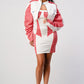 Sporty Chic Colorblock Jacket and Dress Set