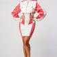Sporty Chic Colorblock Jacket and Dress Set