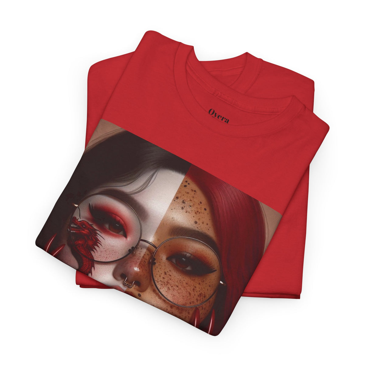 Surreal Split Face Art T-Shirt