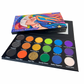 Cosmic Rainbow 18‑Shade Eyeshadow Palette – Celestial Hues & Glitter