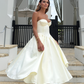 Eliana Satin Midi Dress