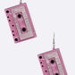 Cassette Tape Acrylic Earrings