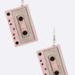 Cassette Tape Acrylic Earrings