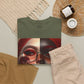 Graphic Tee — Dual-Faced Gothic Rose Portrait