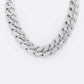 Crystal Pave Chunky Chain Necklace