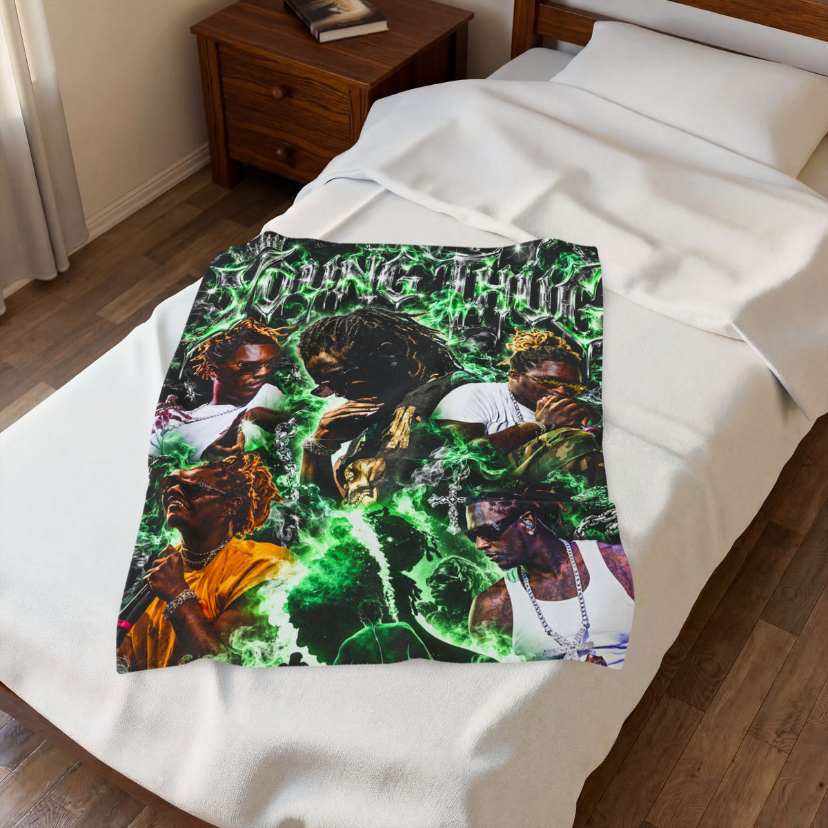 “Young Thug” Velveteen Plush Blanket