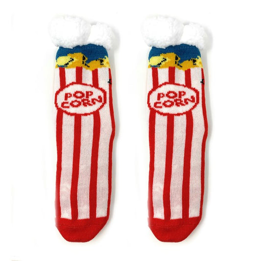 Slipper Socks - Box o' Popcorn
