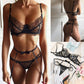 Black Sexy Lace Seduction Underwear See-through Tight Garter Belt Sexy Lingerie