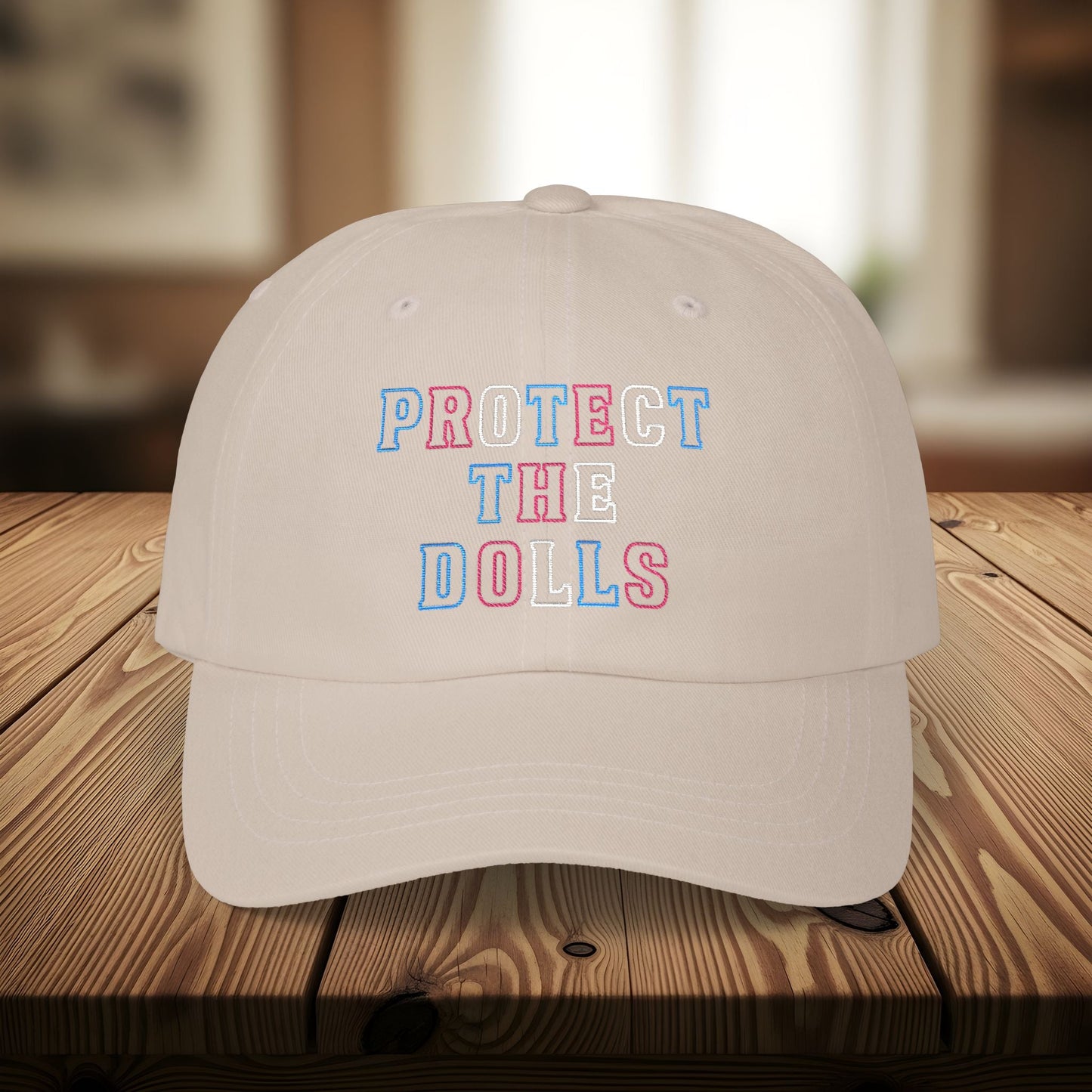 Protect the Dolls LGBTQ+ Pride Trans Support Embroidered Hat | 10 Colors