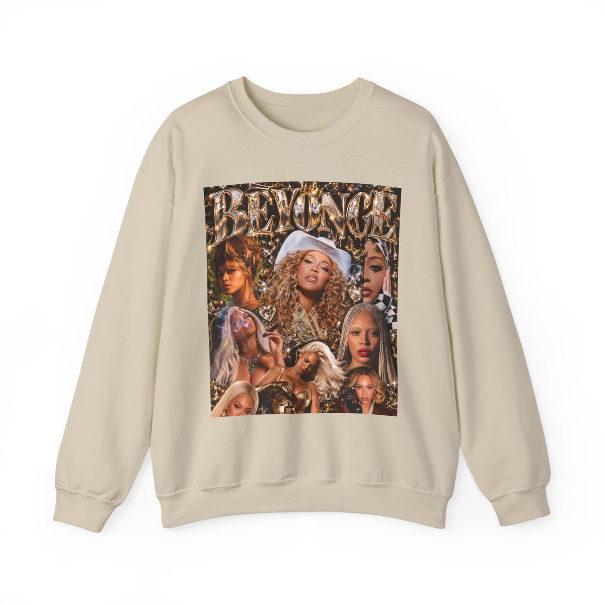 “Beyoncé” Gold Crewneck Sweatshirt