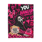 You Hang Up Horror Movie & Chill Velveteen Plush Blanket