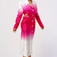 Bold and Beautiful: Ombre Trench Dress