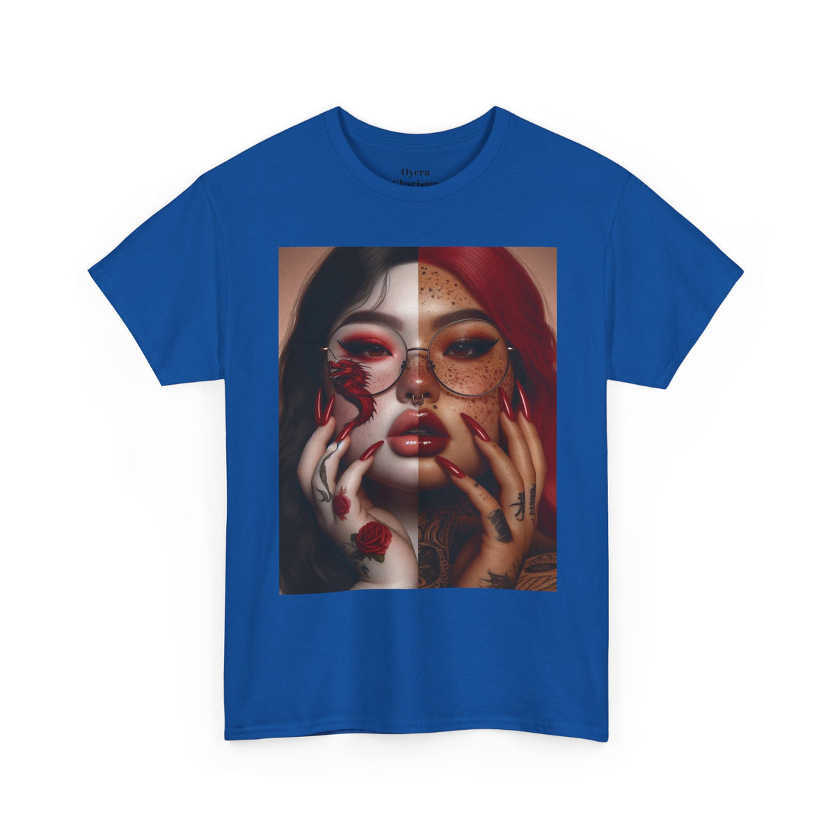 Surreal Split Face Art T-Shirt