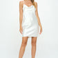 “Silky Smooth” Ivory Slip Dress