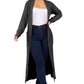 WOMEN FASHION LONG MAXI SWEATER CARDIGAN