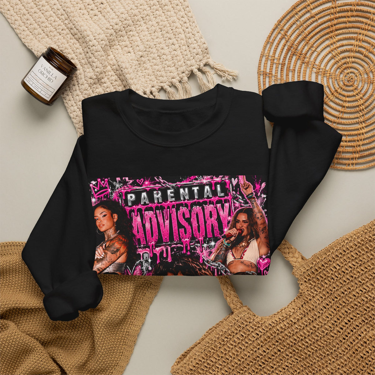 “Parental Advisory” Kehlani Crewneck Sweatshirt