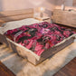 Spooky Ghost Pink Halloween Velveteen Plush Blanket