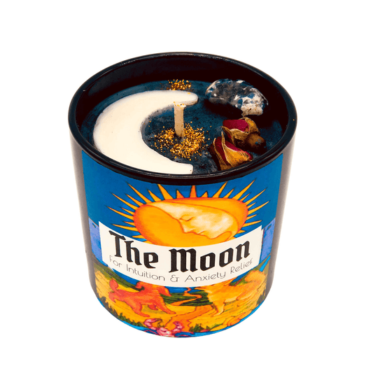 The Moon Tarot Candle
