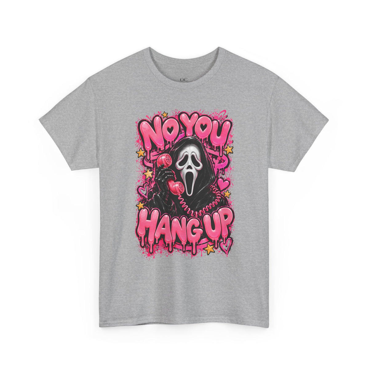 “No You Hang Up” Ghost Face Graphic Tee