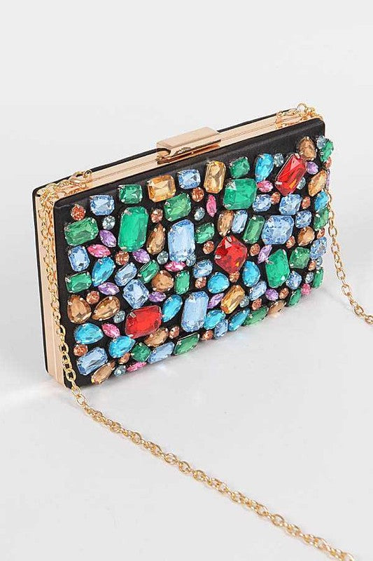 “Bejeweled” Box Clutch