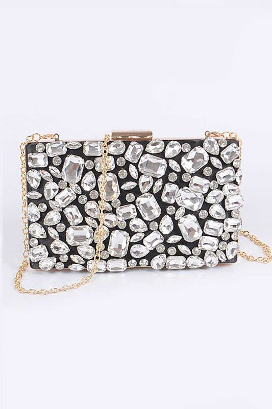 “Bejeweled” Box Clutch